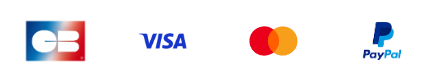 Moyens de paiement : CB, Visa, Mastercard, PayPal